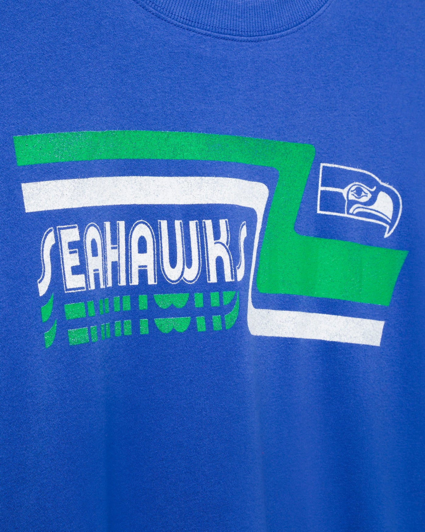 Women's Seattle Seahawks Retro Crop Fleece - Image 4