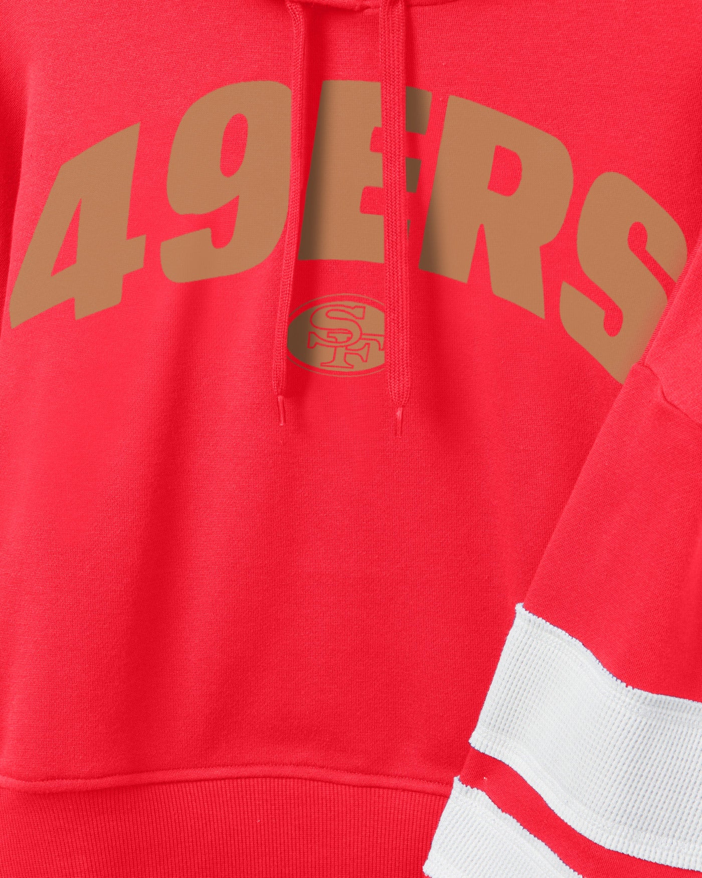 Women's NFL 49ers Sideline Striped Fleece - Image 4