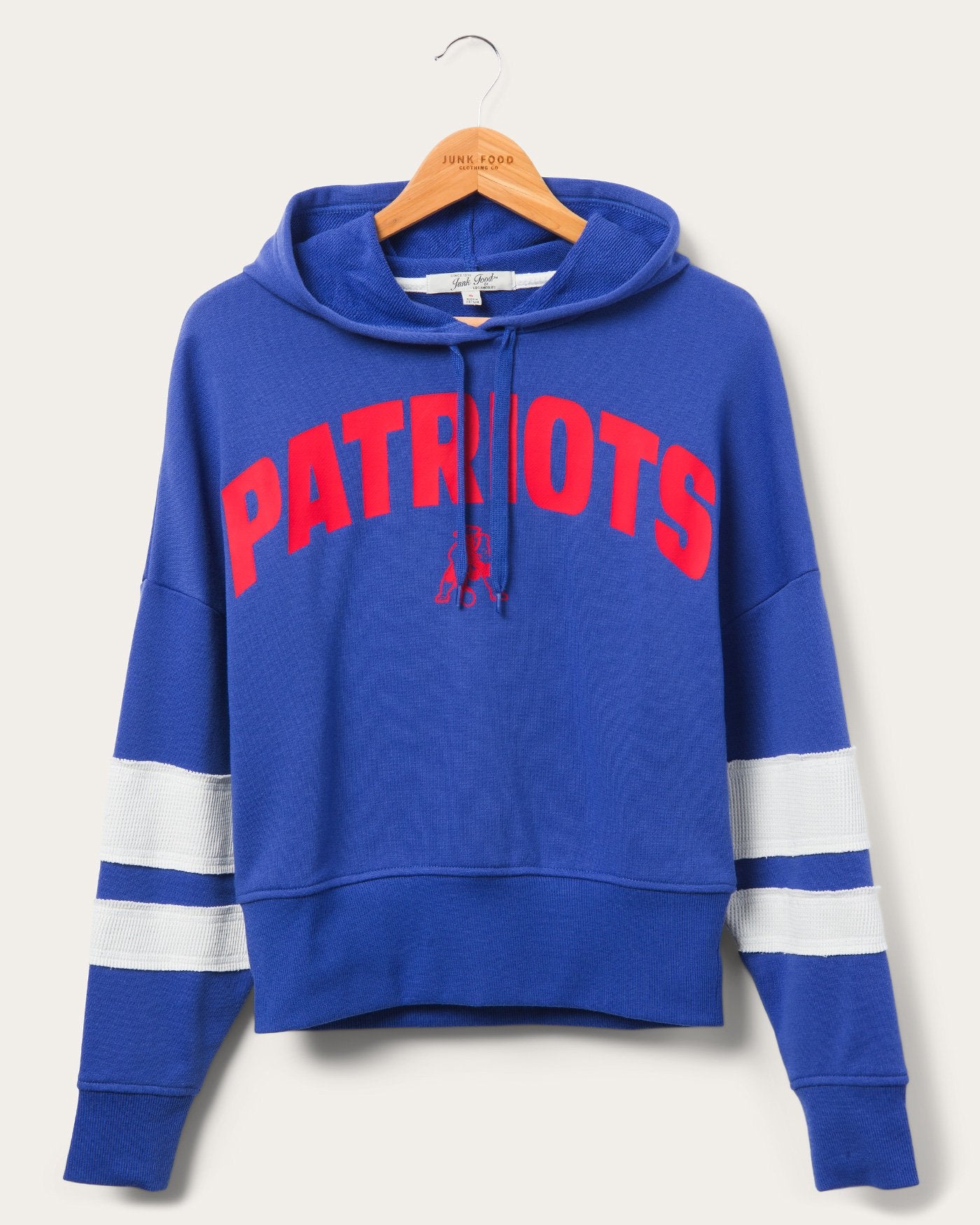 Women's NFL New England Patriots Sideline Striped Fleece