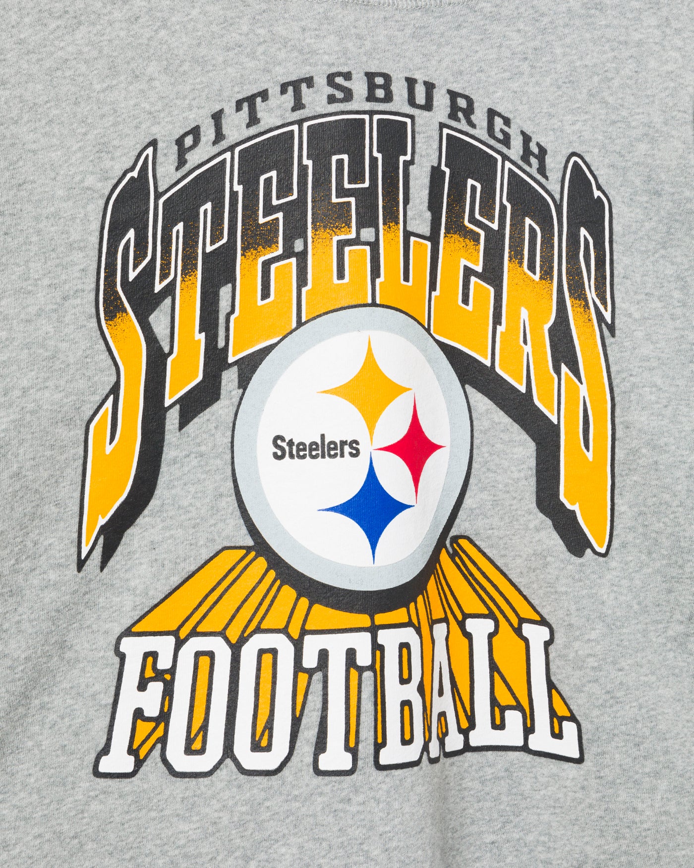 Women's Pittsburgh Steelers Block Crop Hoodie - Image 3