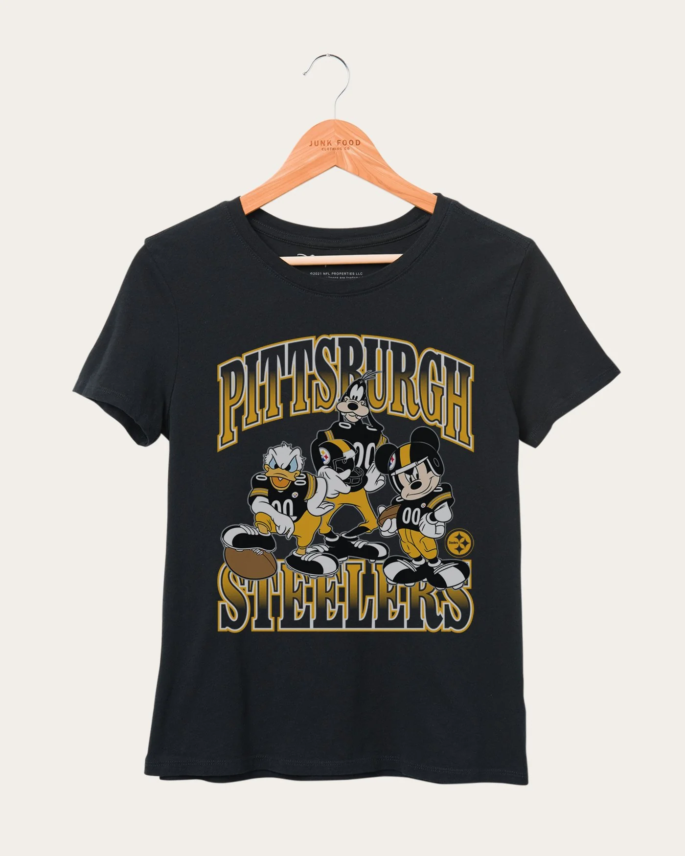 Women's Steelers Disney Huddle Up Tee - Image 3