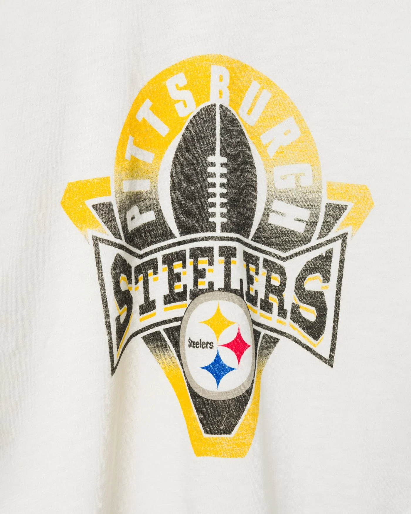 Women's Pittsburgh Steelers Mock Neck Crop Tee - Image 6