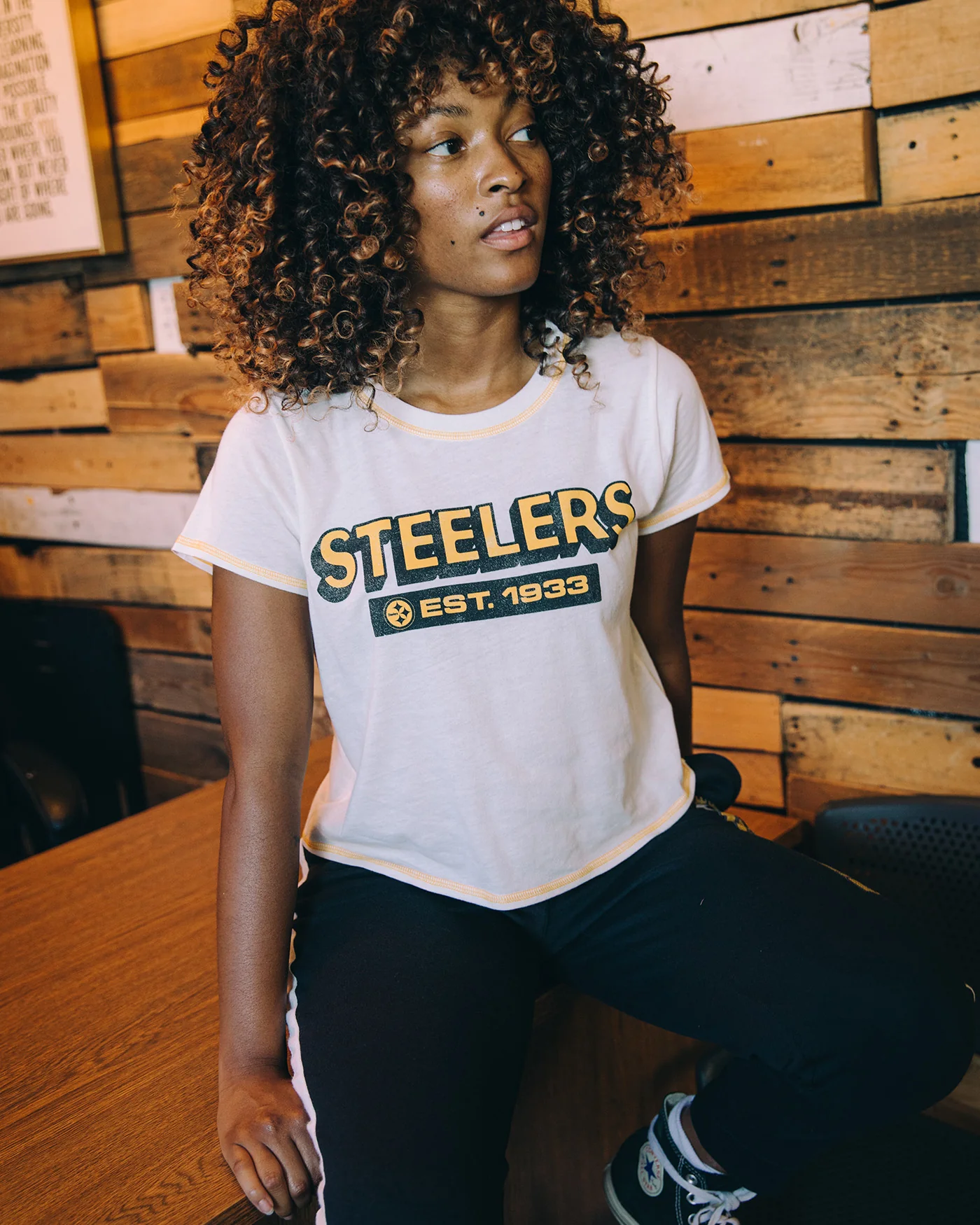 Womens Steelers Playmaker Tee - Image 2