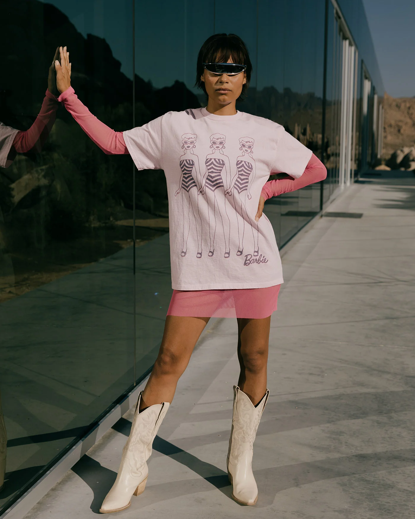 Women's Swimsuit Barbie Flea Market Tee - Image 3