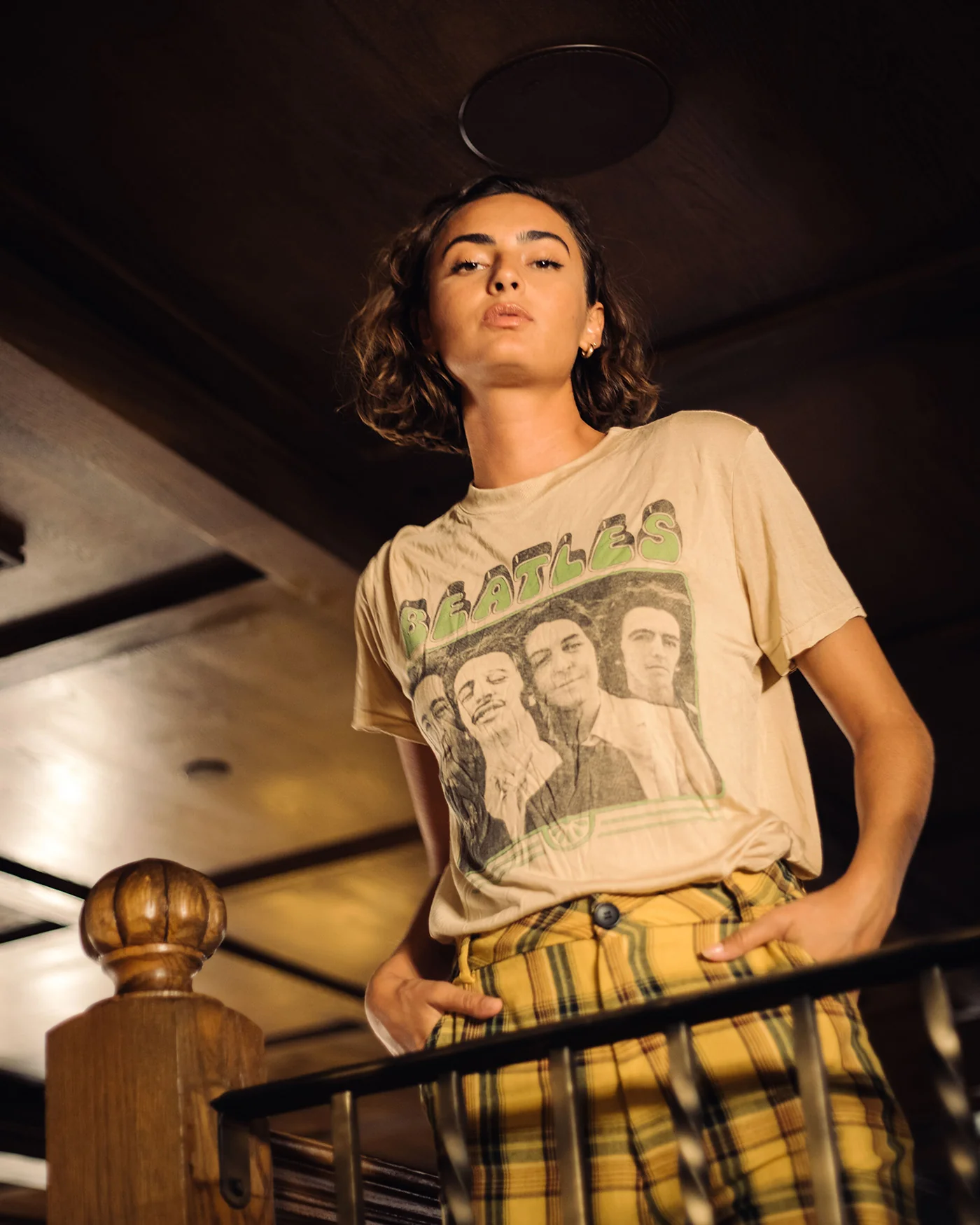 Women's The Beatles Apple Vintage Tissue Tee - Image 2