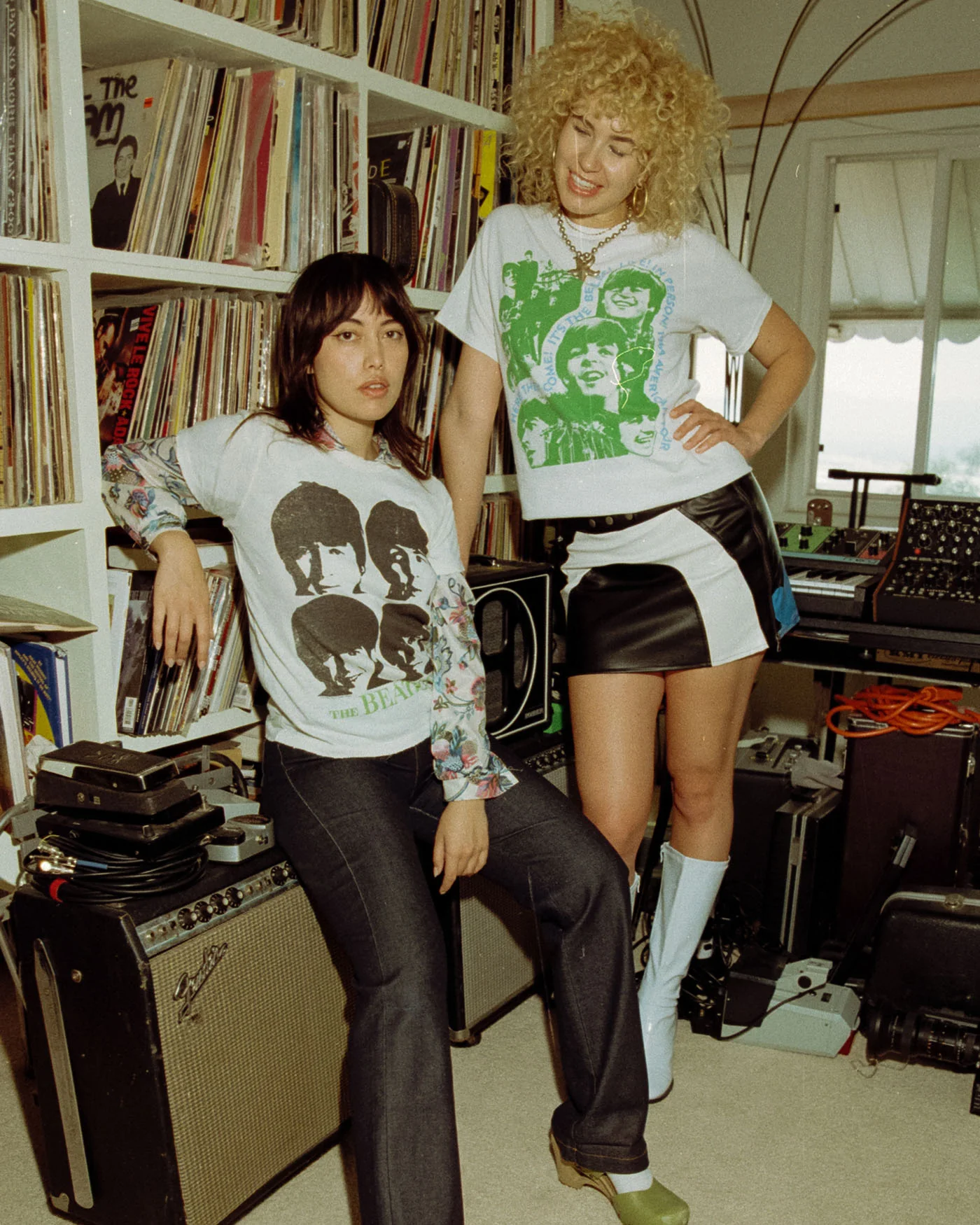 Women's The Beatles Four Portraits Original Tee - Image 2