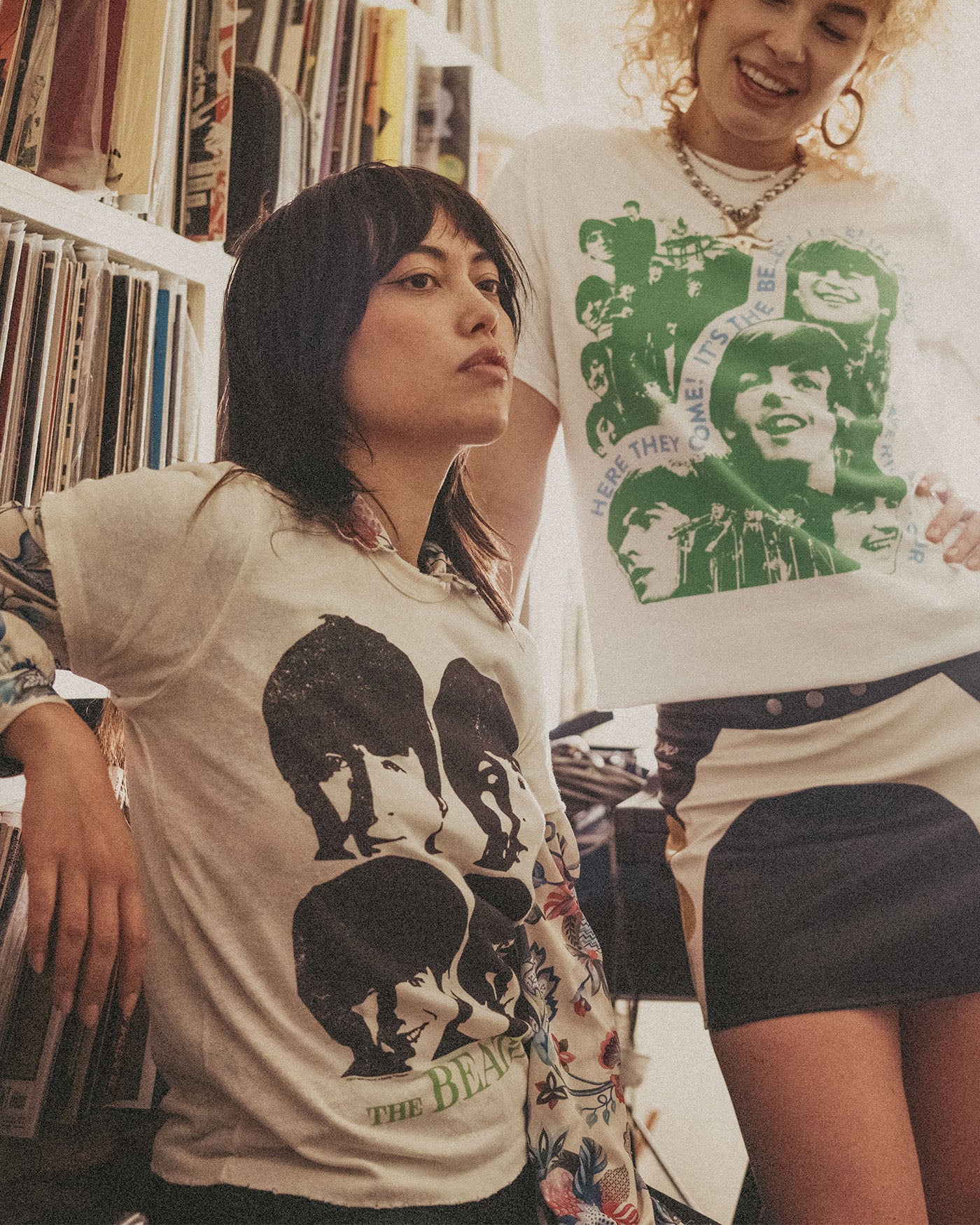 Women's The Beatles Four Portraits Original Tee - Image 3