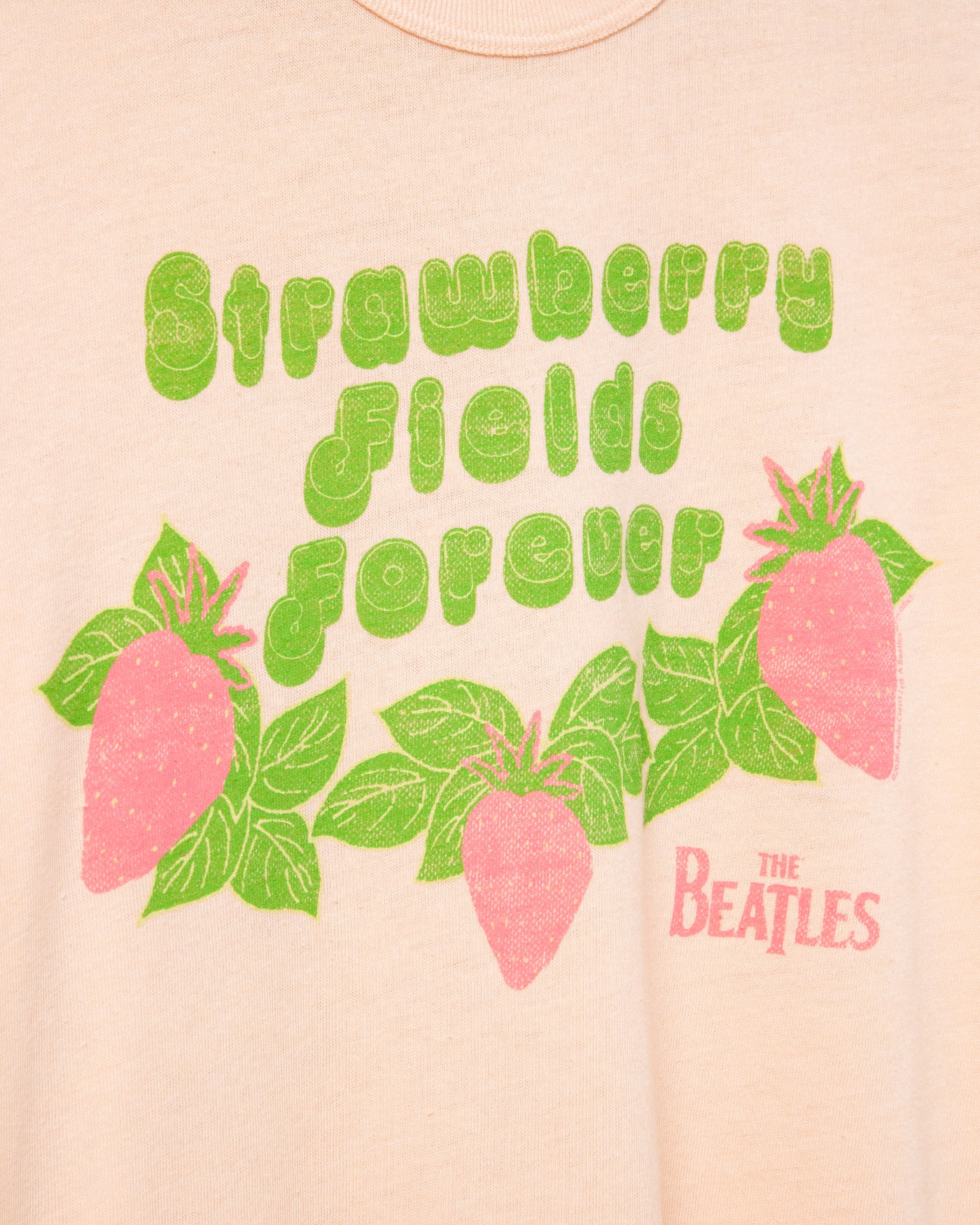 Women's The Beatles Strawberry Fields Forever Original Tee - Image 3