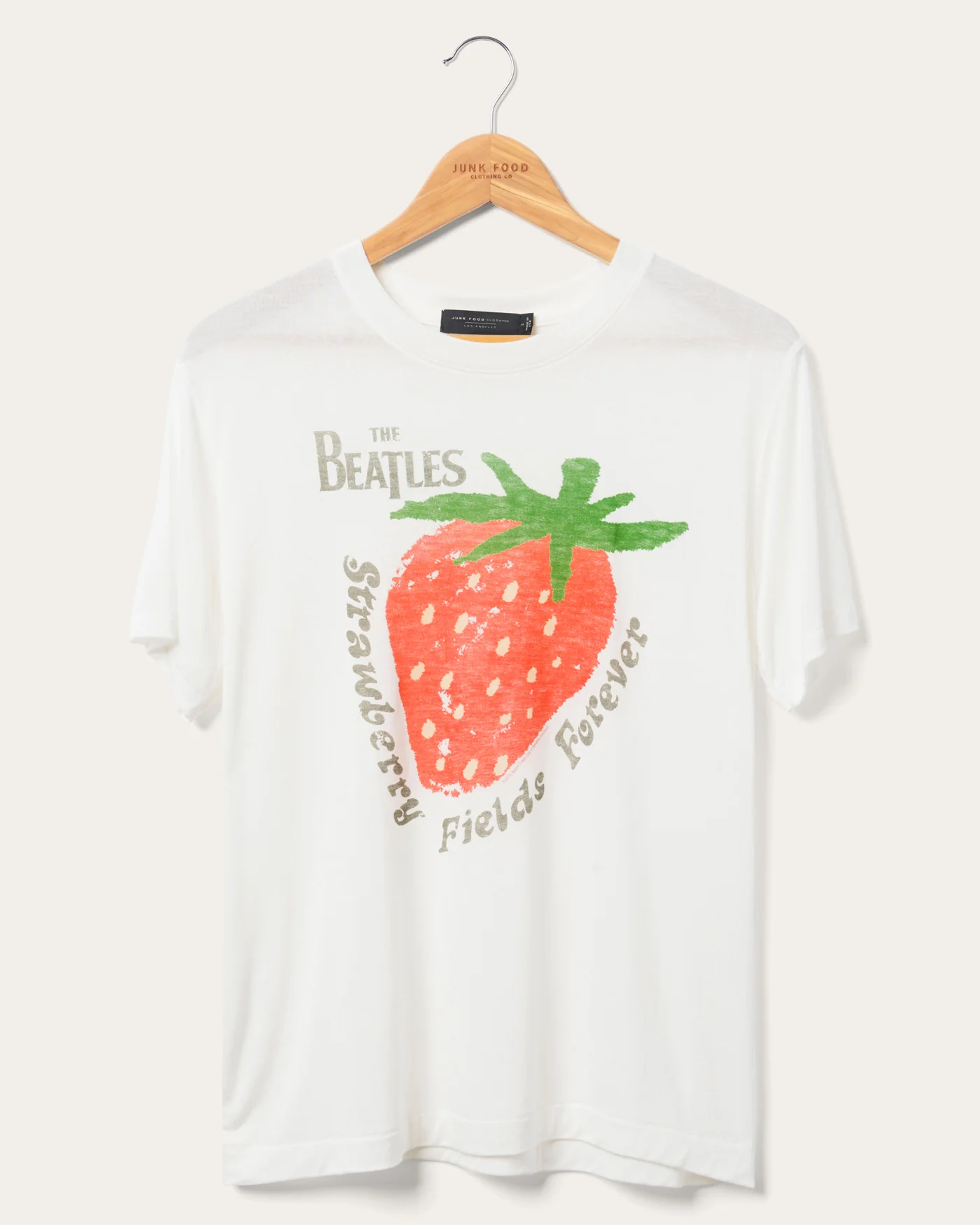 Women's The Beatles Strawberry Fields Forever Vintage Tissue Tee
