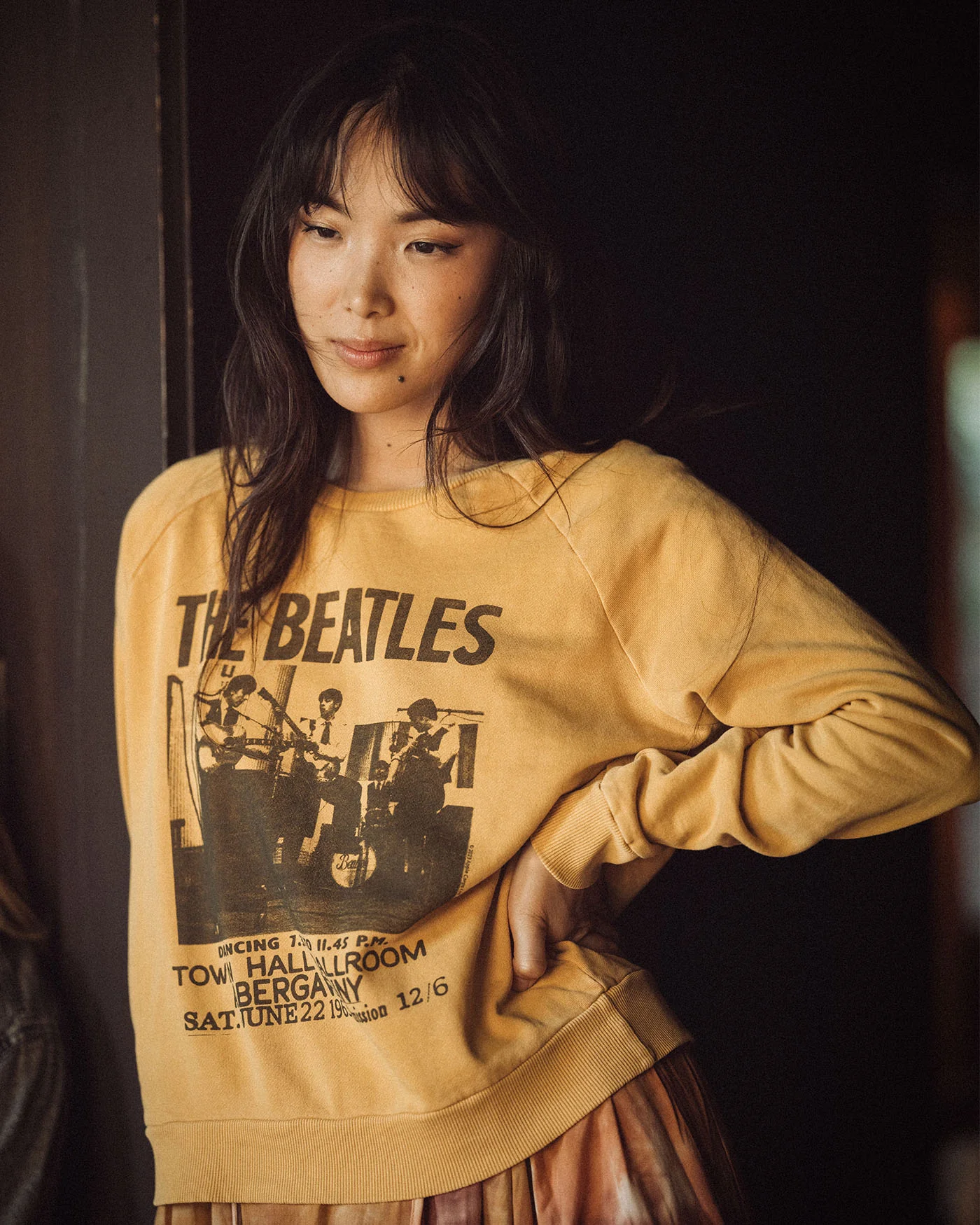 Women's The Beatles Vintage Raglan Pullover - Image 2