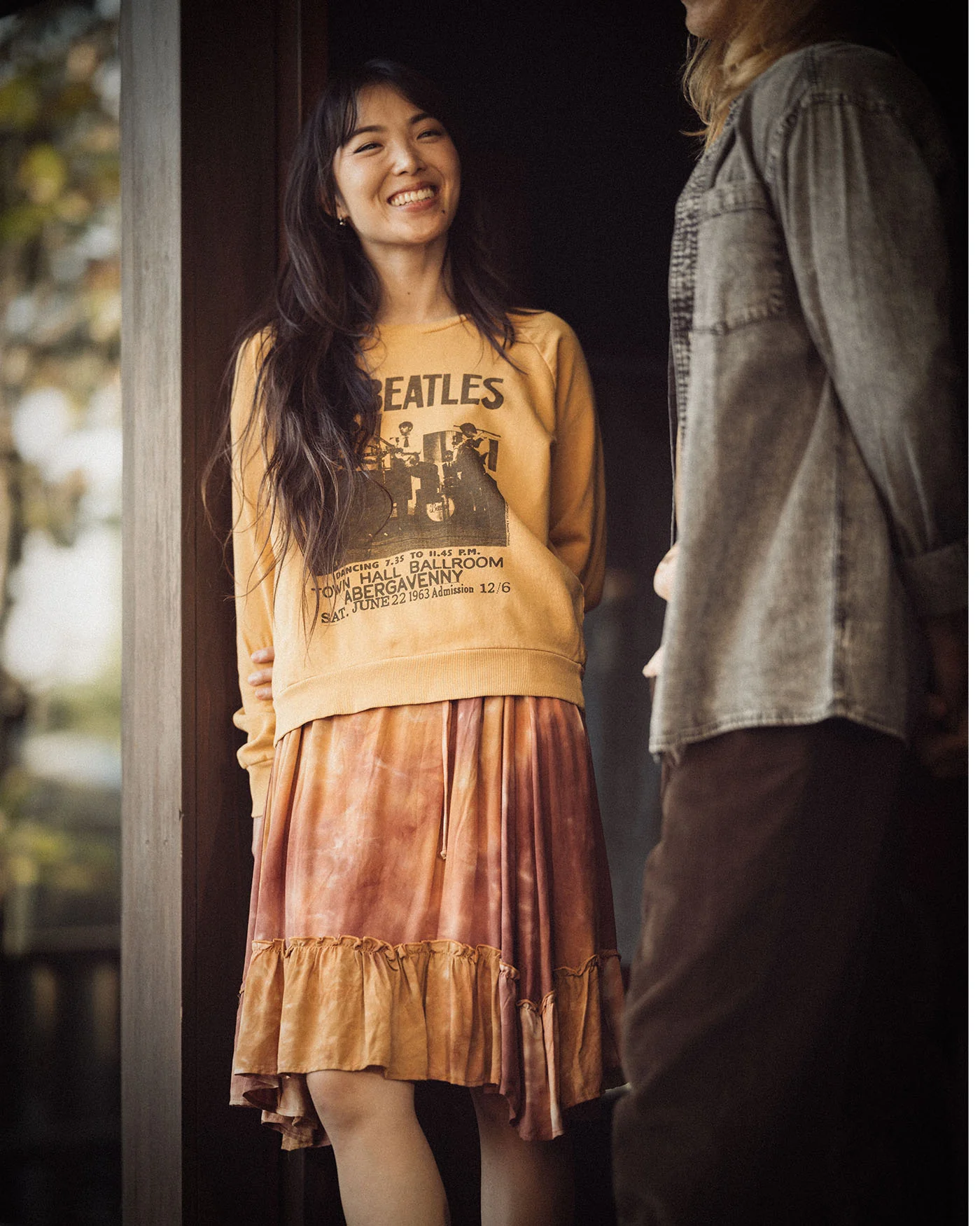 Women's The Beatles Vintage Raglan Pullover - Image 3