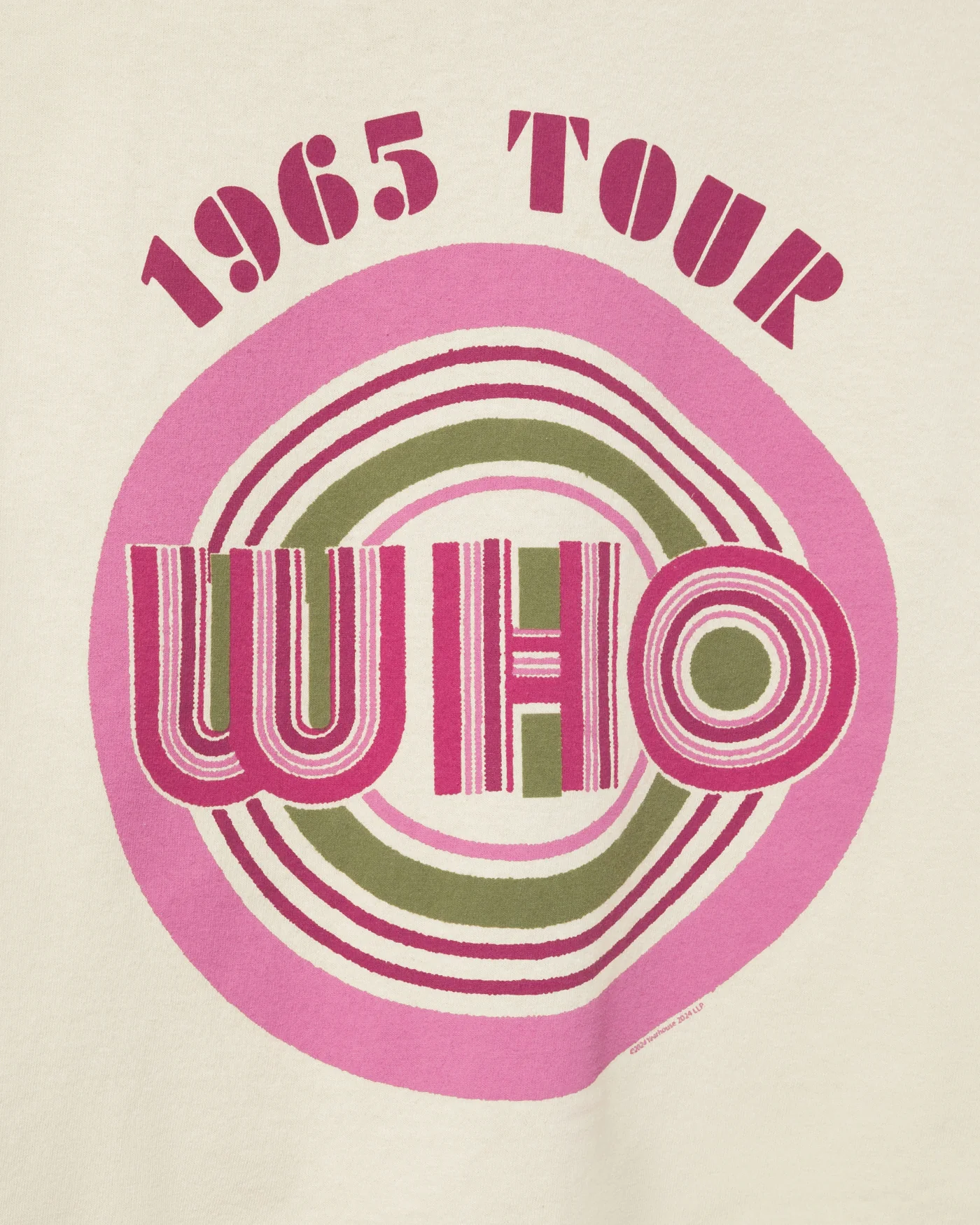 Women's The Who 1965 Tour Flea Market Crop Tee - Image 5