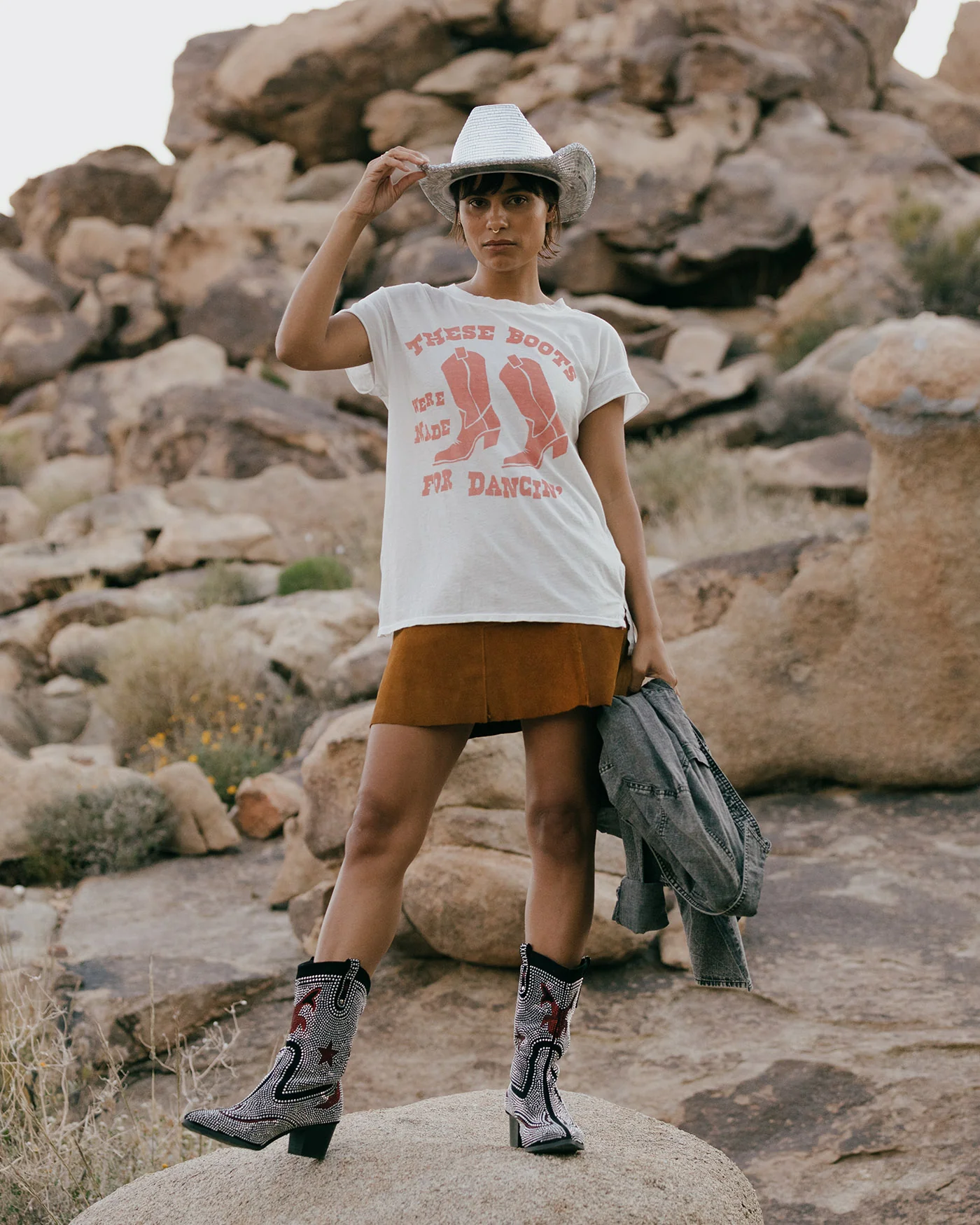 Women's These Boots Were Made For Dancin Easy Tee - Image 3