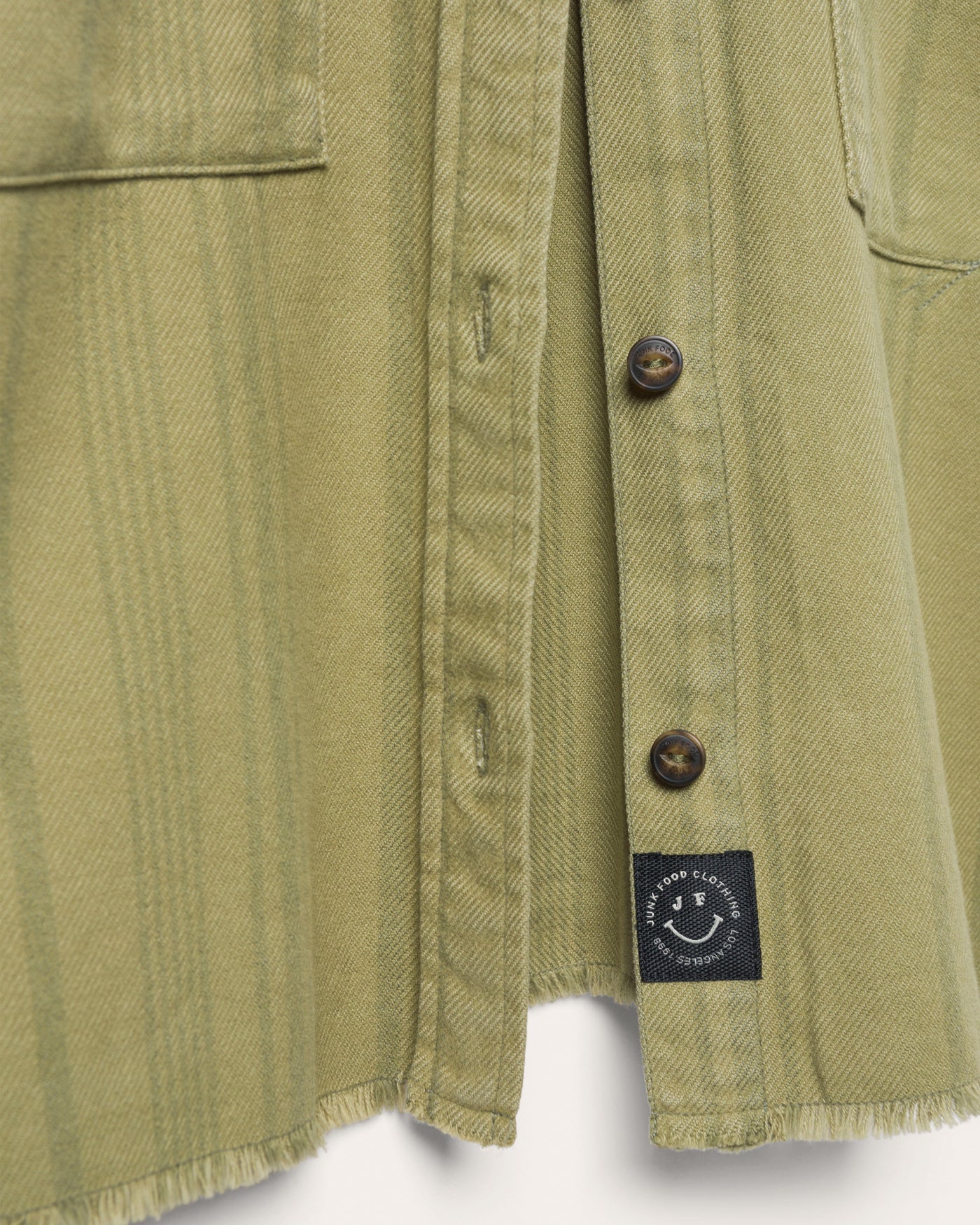 Women's Tonal Stripe Flannel Crop Shirt - Image 6