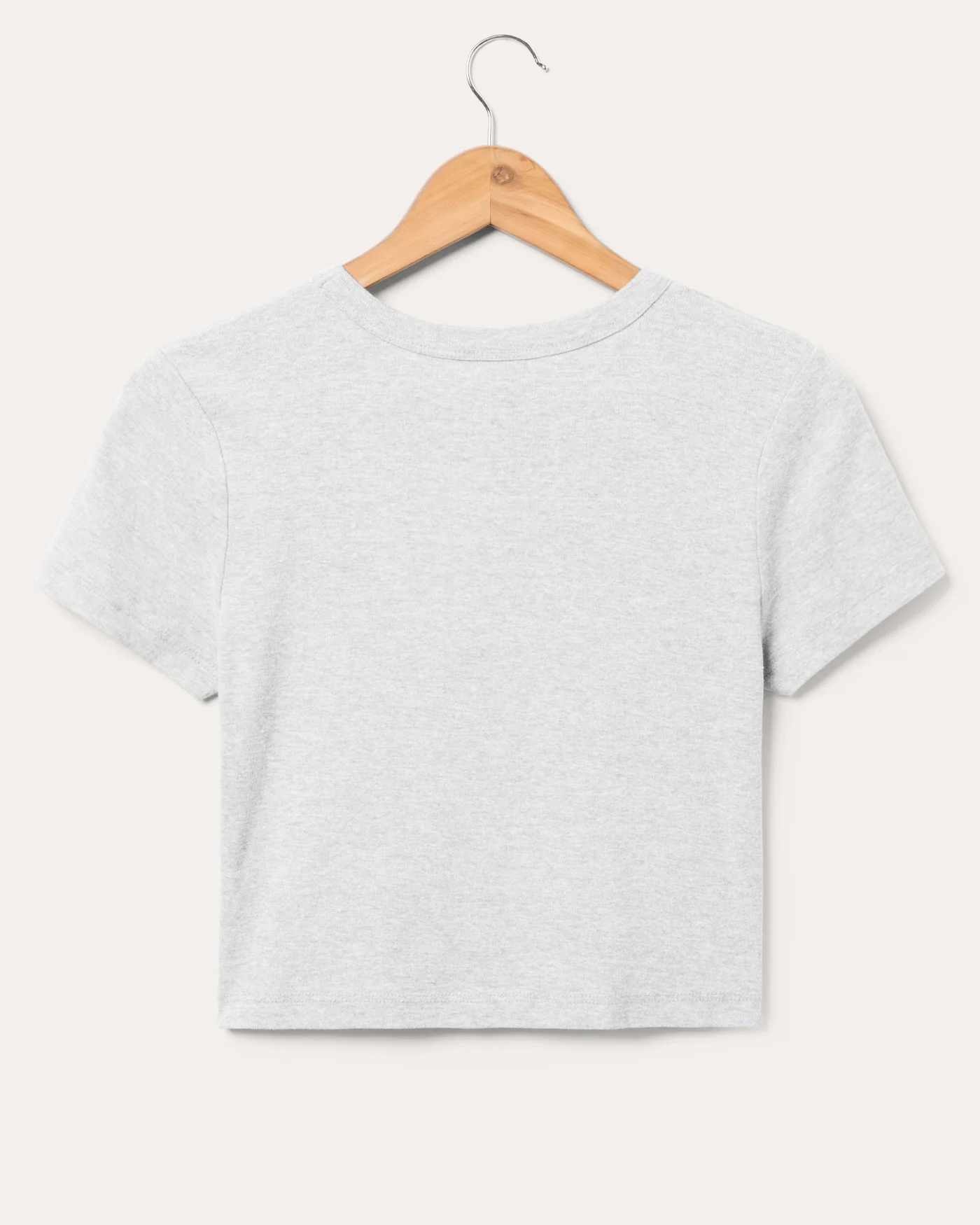 Women's Embroidered Une Femme Baby Tee - Image 4