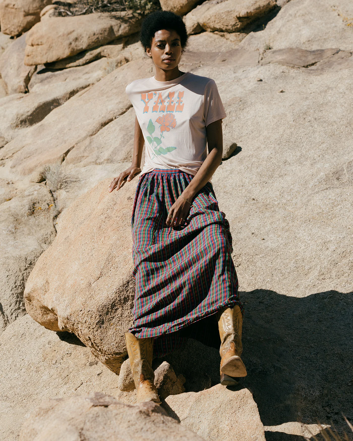 Women's Yall Vintage Tissue Tee - Image 3